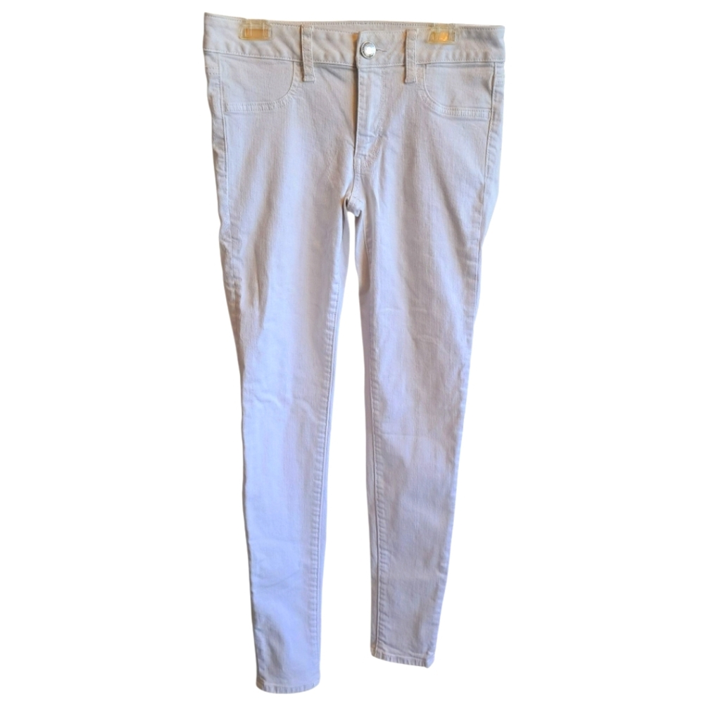 American Eagle AE Outfitters Super Stretch X White Jegging Size 2